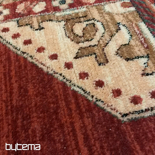 Luxus-Wollteppich ROYAL PATCHWORK multi rot