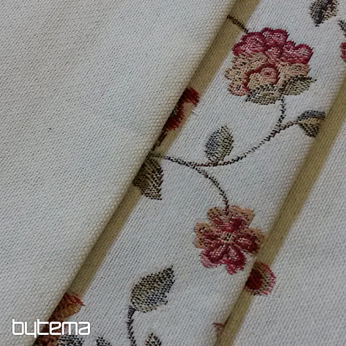 Gobelinstoff LOTOS BORDO Kombination