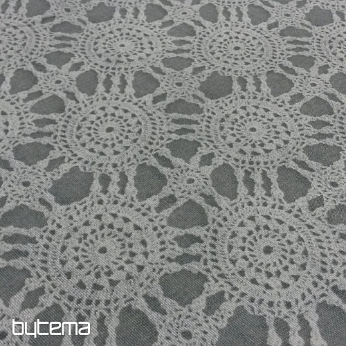 Dekorationsstoff RICAMI GRIS