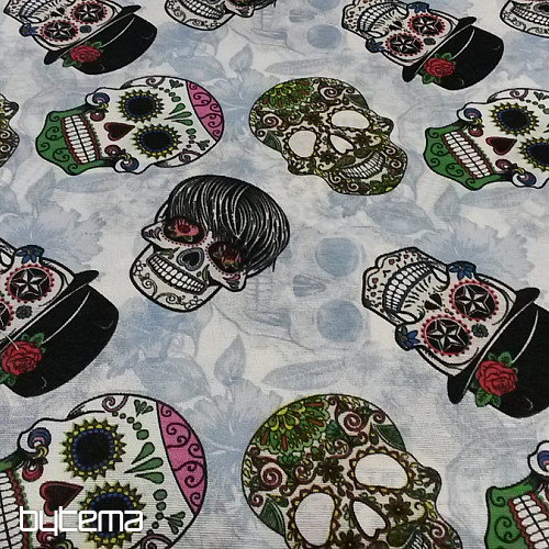 Dekostoff SKULL Voodoo