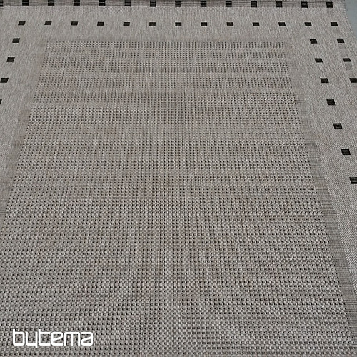 Schnallenteppich FLOORLUX 20329/04 silber-schwarz
