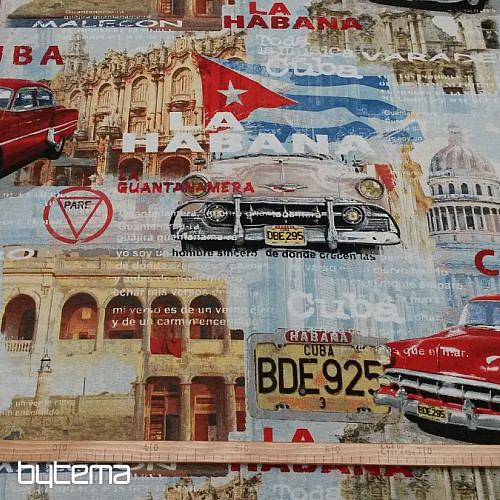 Dekorationsstoff CUBA RETRO DESIGN