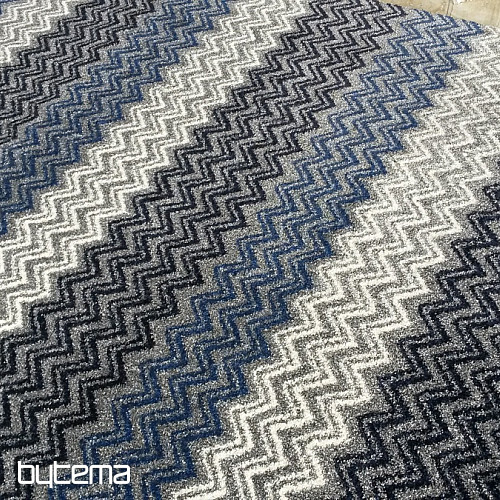 Teppich modern ZIG ZAG blue