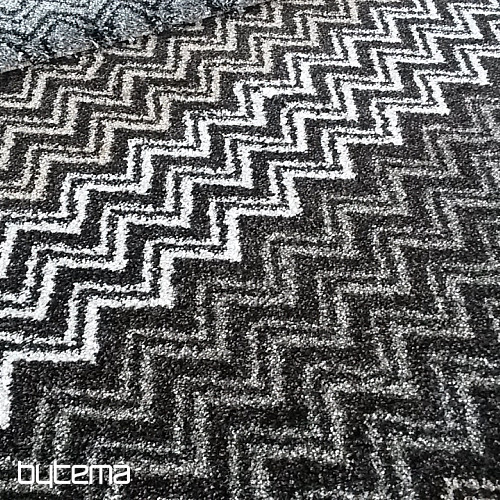 Teppich modern ZIG ZAG brown