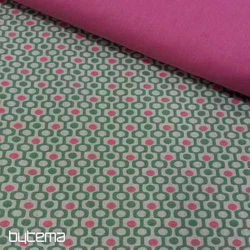 Dekorationsstoff PEIXO MENTHE/CORAL