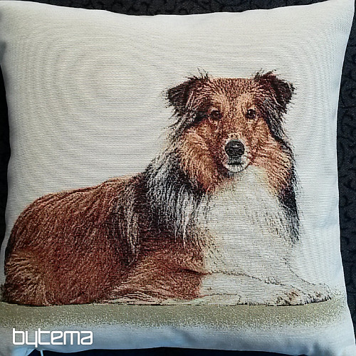 COLLIE DOG Gobelin-Kissenbezug