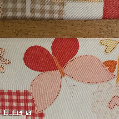 Dekorationsstoff TWIST PRINCESS C01 orange