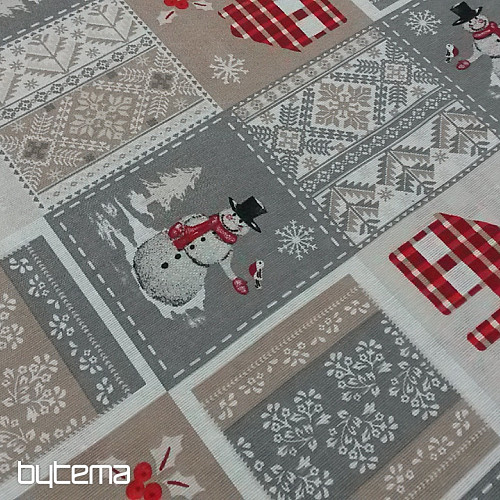 Dekorationsstoff SANTA gris