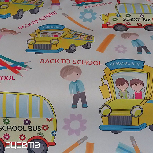 Dekorationsstoff  10027-03 BACK TO SCHOOL