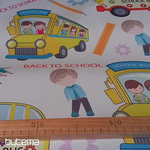 Dekorationsstoff  10027-03 BACK TO SCHOOL
