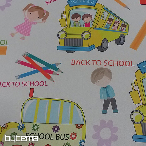 Dekorationsstoff  10027-03 BACK TO SCHOOL