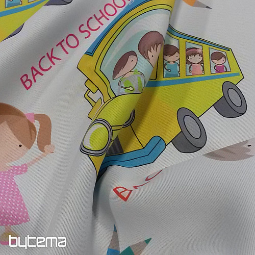 Dekorationsstoff  10027-03 BACK TO SCHOOL
