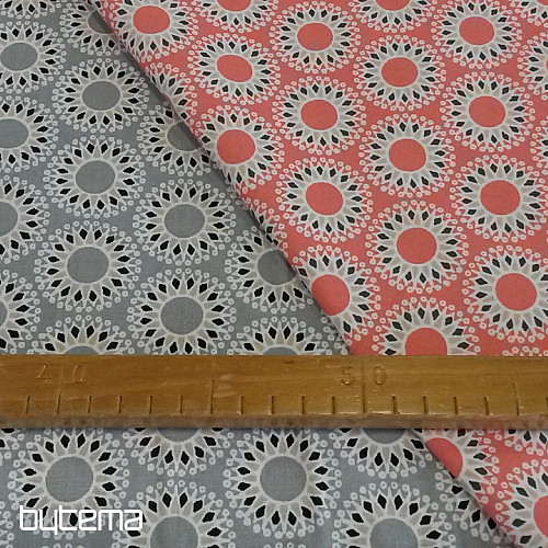 Baumwollstoff MALAWA orange