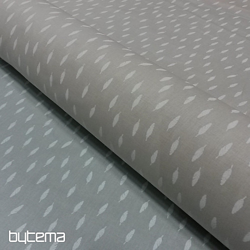 Baumwollstoff KIONI taupe