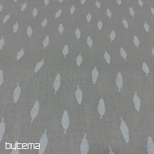 Baumwollstoff KIONI taupe