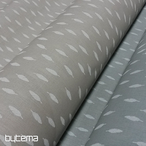 Baumwollstoff KIONI taupe