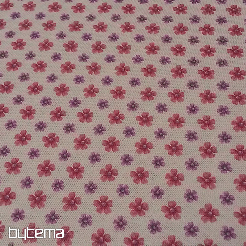 Dekorationsstoff BLUMEN CLARA rosa