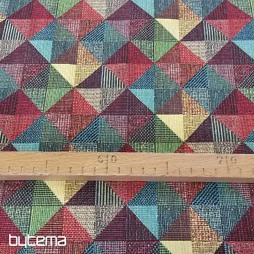 Dekostoff RUBIK MULTICOLOR