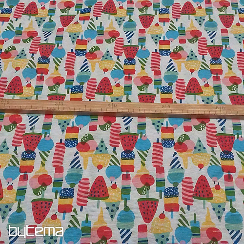 Dekorationsstoff NANUK rot