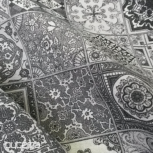 Dekostoff KERAMIKA grau