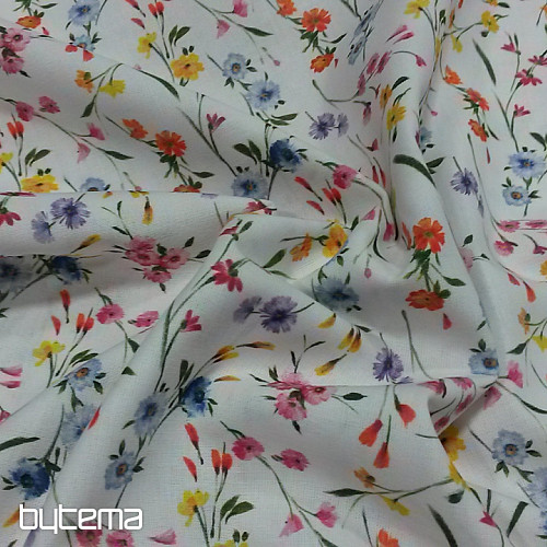 Baumwollstoff JARDINS C Multicolor