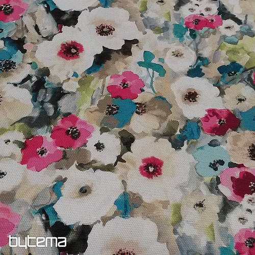 Dekorationsstoff MONET Blumen