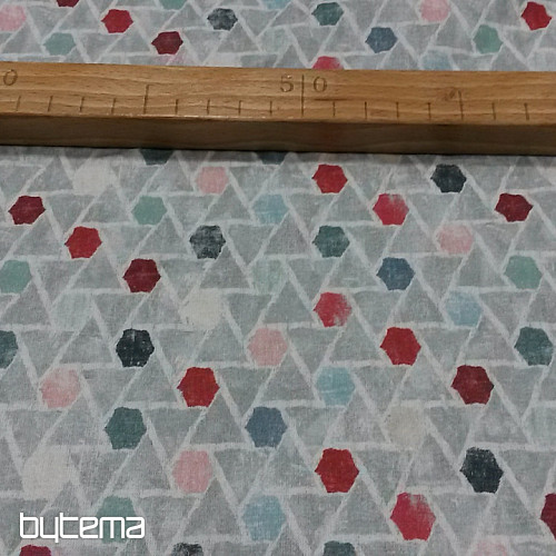 Baumwollstoff PETI MOKKA GEO 1