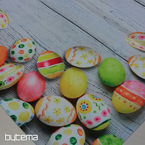 Weihnachtstischdecken und Tischläufer Bunte Ostereier