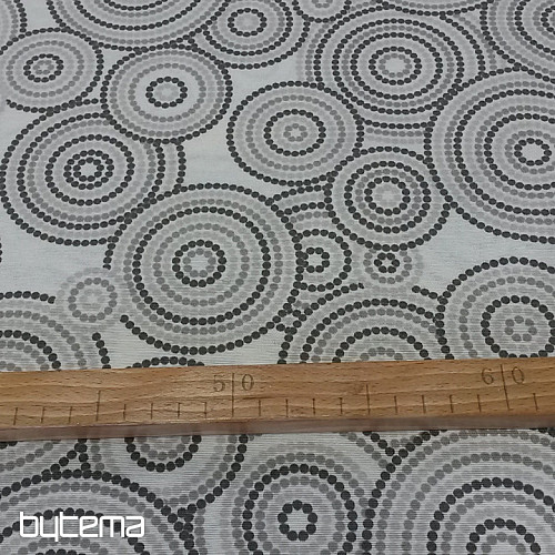 Dekorationsstoff MANDALA ECO grau