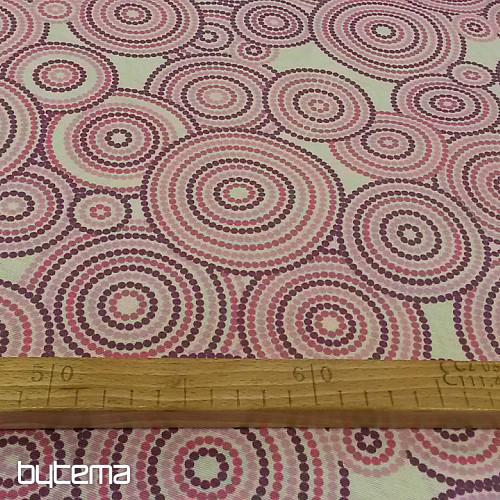 Dekorationsstoff MANDALA ECO lila