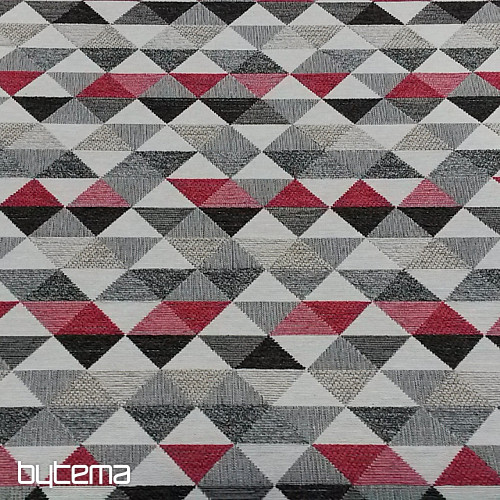 Polsterstoff  LUSA triangl rot