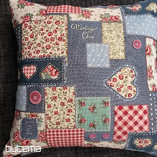 Gobelin-Kissenbezug VINTAGE PATCHWORK