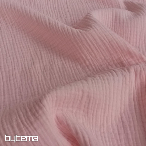 Baumwollstoff GAZE pink