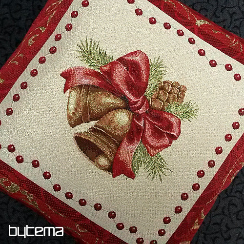 Weihnachten-Dekokissen KLINGEL IM RAHMEN