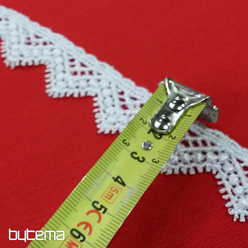 MacrameeSpitze 5451/0010 3 cm weiss