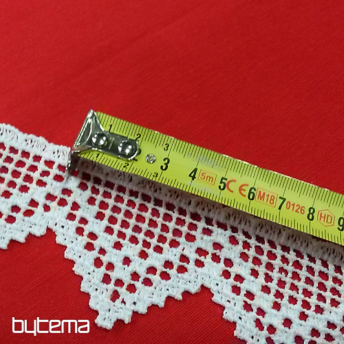 MacrameeSpitze 5432/0010 5,3 cm weiss matt