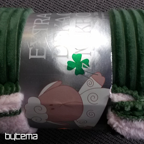 Wohndecke aus Microfaser EXTRA weich SCHAF Kunstsoff design, grün