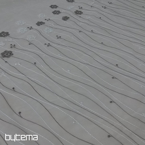 Moderne bestickte Gardine 597/500