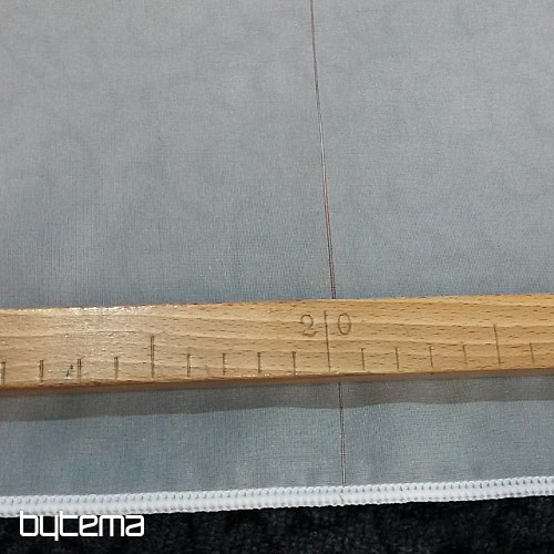 Luxus-Gardine GERSTER 11700 Terrakottastreifen