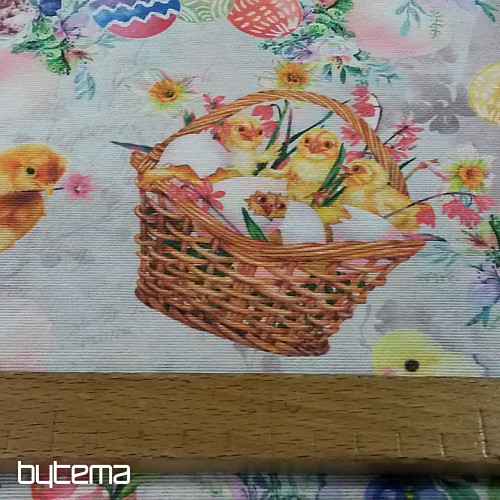 Dekorationsstoff OSTERN Hühner