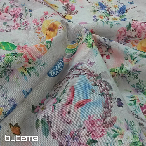 Dekorationsstoff OSTERN Hühner