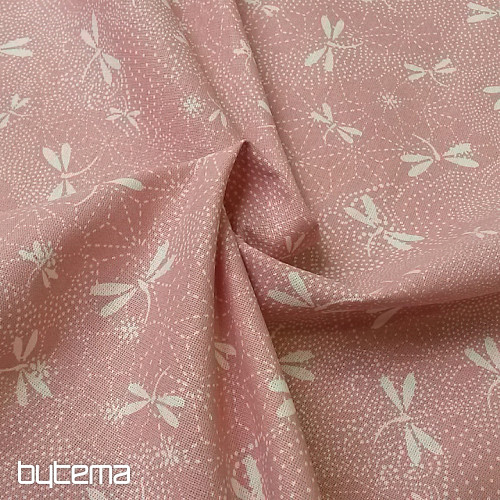 Baumwollstoff LIBELLE rose