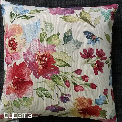Gobelin-Kissenbezug PASTELLBLUMEN
