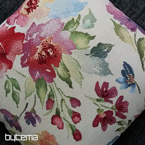 Gobelin-Kissenbezug PASTELLBLUMEN