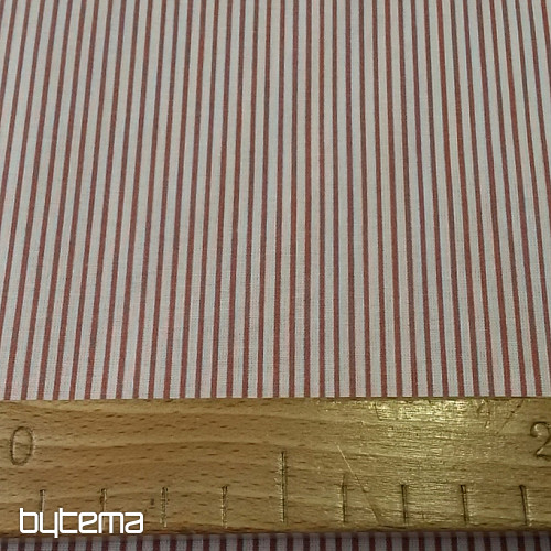 Baumwollstoff STREIFEN altes rosa