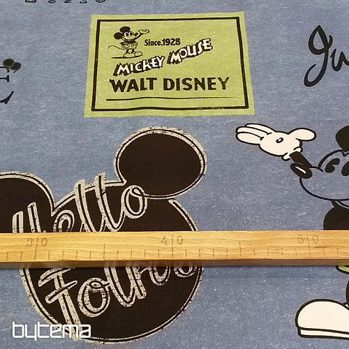 Dekorationsstoff MICKEY MOUSE blau