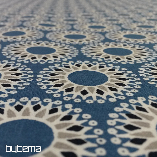 Baumwollstoff MALAWA blau