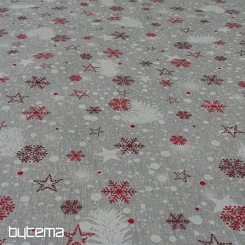 Weihnachtsdekor Stoff STAR STAUB