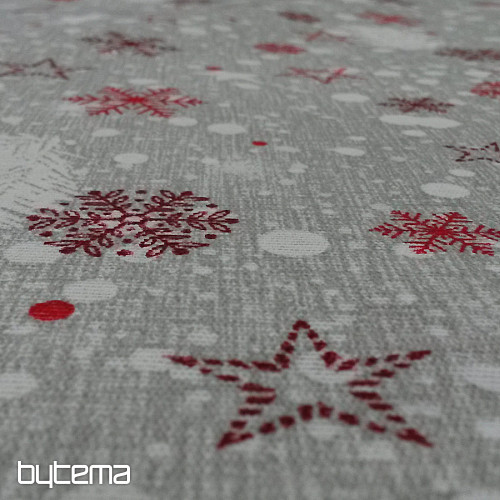 Weihnachtsdekor Stoff STAR STAUB