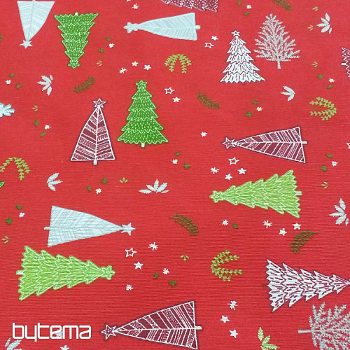 Weihnachtsdekor Stoff BÄUME